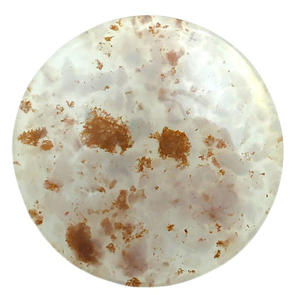 Robinson Ranch Plume Agate 35.3x35.3x5 mm Round Shape Polished Gemstone LS33-08137