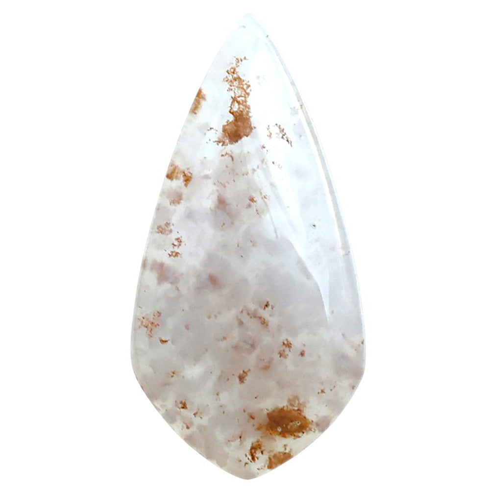 Robinson Ranch Plume Agate 18.2x36.1x5 mm Fancy Shape Polished Gemstone LS33-08142
