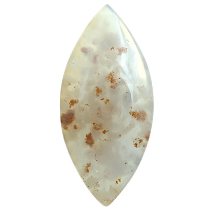Robinson Ranch Plume Agate 18.5x39.7x5.5 mm Marquise Shape Polished Gemstone LS33-08145