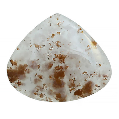 Robinson Ranch Plume Agate 27.2x32x5.5 mm Heart Shape Polished Gemstone LS33-08147