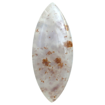 Robinson Ranch Plume Agate 20.1x48.6x6 mm Marquise Shape Polished Gemstone LS33-08148