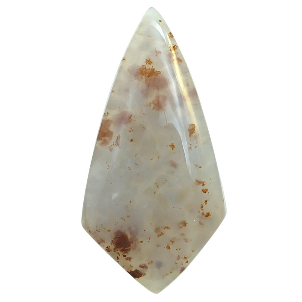 Robinson Ranch Plume Agate 22.3x43.75x6 mm Fancy Shape Polished Gemstone LS33-08152