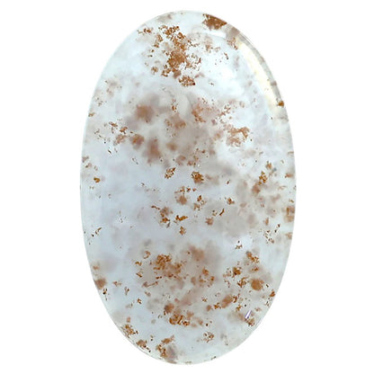Robinson Ranch Plume Agate 23.85x39x5 mm Oval Shape Polished Gemstone LS33-08160