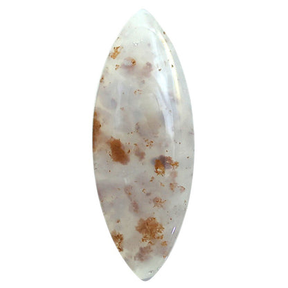 Robinson Ranch Plume Agate 16.5x43.8x5.5 mm Marquise Shape Polished Gemstone LS33-08164