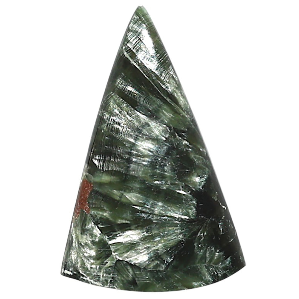Natural Russian Seraphinite 20x31x5.5 mm Fancy Shape Polished Gemstone LS35-010162