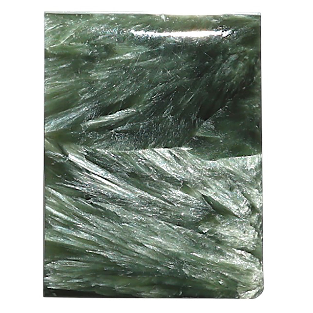 Natural Russian Seraphinite 18.1x24.35x4.7 mm Baguette Shape Polished Gemstone LS35-010177