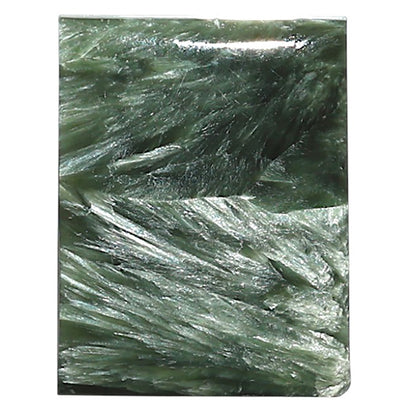 Natural Russian Seraphinite 18.1x24.35x4.7 mm Baguette Shape Polished Gemstone LS35-010177