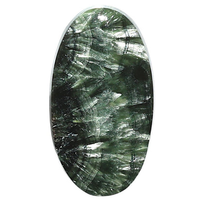 Natural Russian Seraphinite 16.2x29.5x5 mm Oval Shape Polished Gemstone LS35-010200