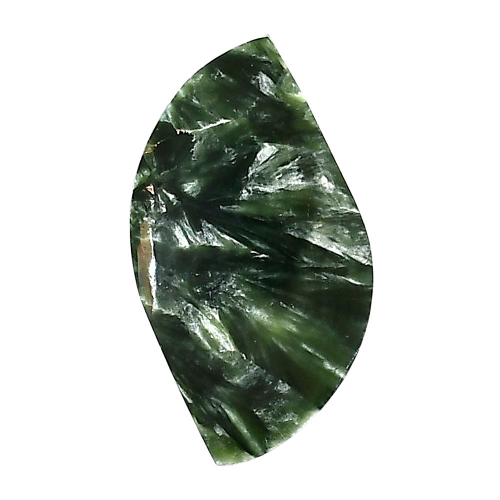 Russian Seraphinite 16.9x31x4 mm Fancy Shape Polished Gemstone LS35-05135