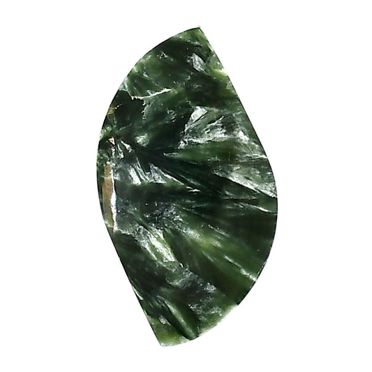 Russian Seraphinite 16.9x31x4 mm Fancy Shape Polished Gemstone LS35-05135