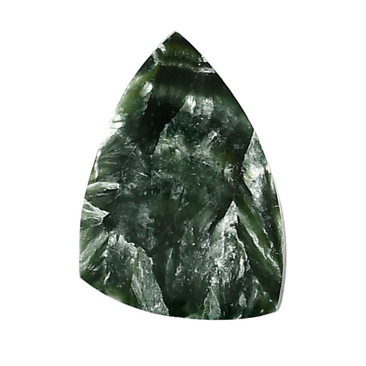 Russian Seraphinite 19.5x27.2x4 mm Fancy Shape Polished Gemstone LS35-05137