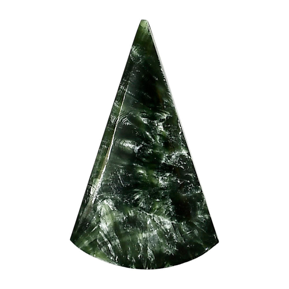 Russian Seraphinite 20.4x34x5 mm Fancy Shape Polished Gemstone LS35-05138