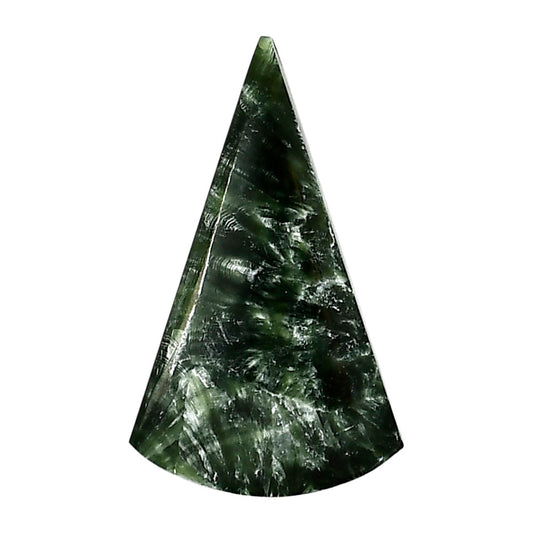 Russian Seraphinite 20.4x34x5 mm Fancy Shape Polished Gemstone LS35-05138