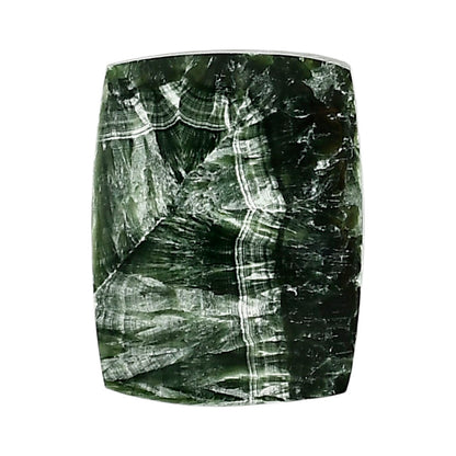 Russian Seraphinite 20.65x26.75x5.7 mm Baguette Shape Polished Gemstone LS35-05141