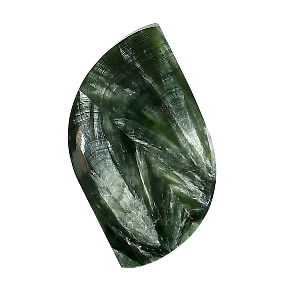 Russian Seraphinite 18x31.7x5 mm Fancy Shape Polished Gemstone LS35-05143