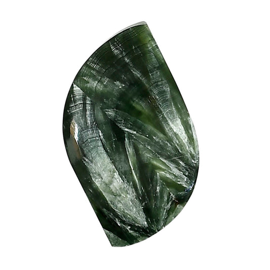Russian Seraphinite 18x31.7x5 mm Fancy Shape Polished Gemstone LS35-05143