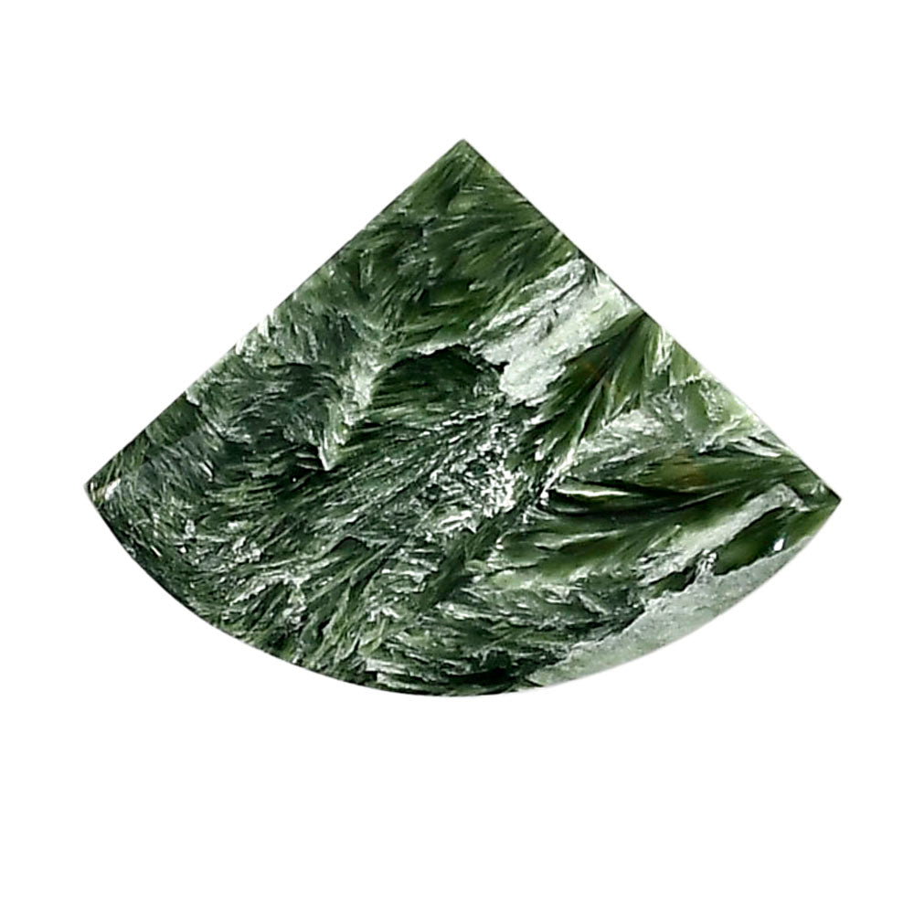 Russian Seraphinite 23.35x31.8x4.7 mm Fancy Shape Polished Gemstone LS35-05148