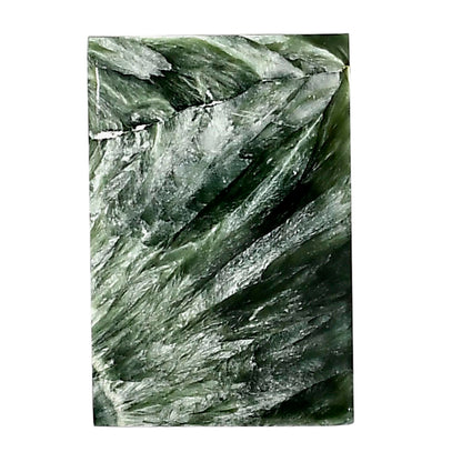 Russian Seraphinite 20.15x30x5.5 mm Baguette Shape Polished Gemstone LS35-05157