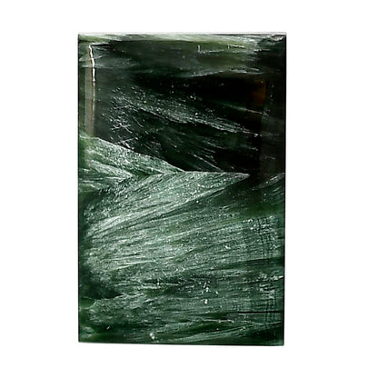 Russian Seraphinite 20.8x31.4x5 mm Baguette Shape Polished Gemstone LS35-05165