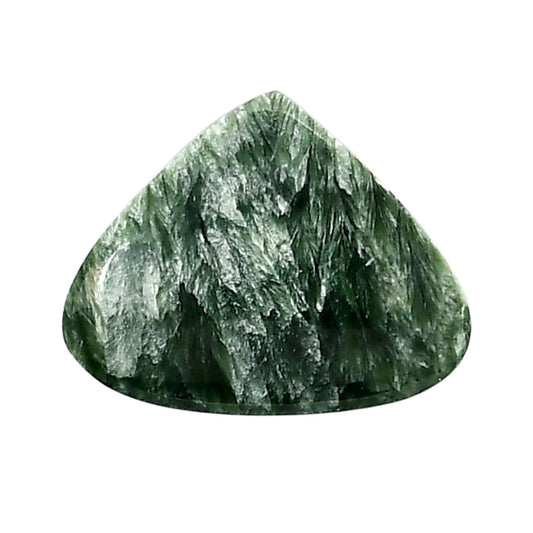 Russian Seraphinite 19.4x24.15x4.5 mm Heart Shape Polished Gemstone LS35-05166