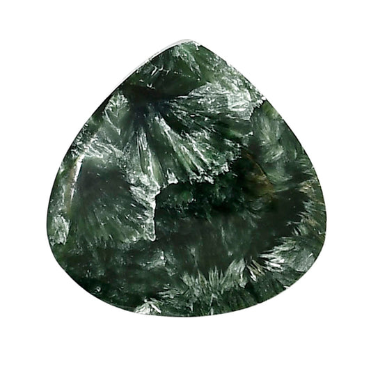 Russian Seraphinite 25.45x25.8x5.5 mm Heart Shape Polished Gemstone LS35-05169