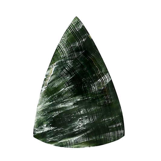 Russian Seraphinite 21.75x31x5 mm Fancy Shape Polished Gemstone LS35-05176