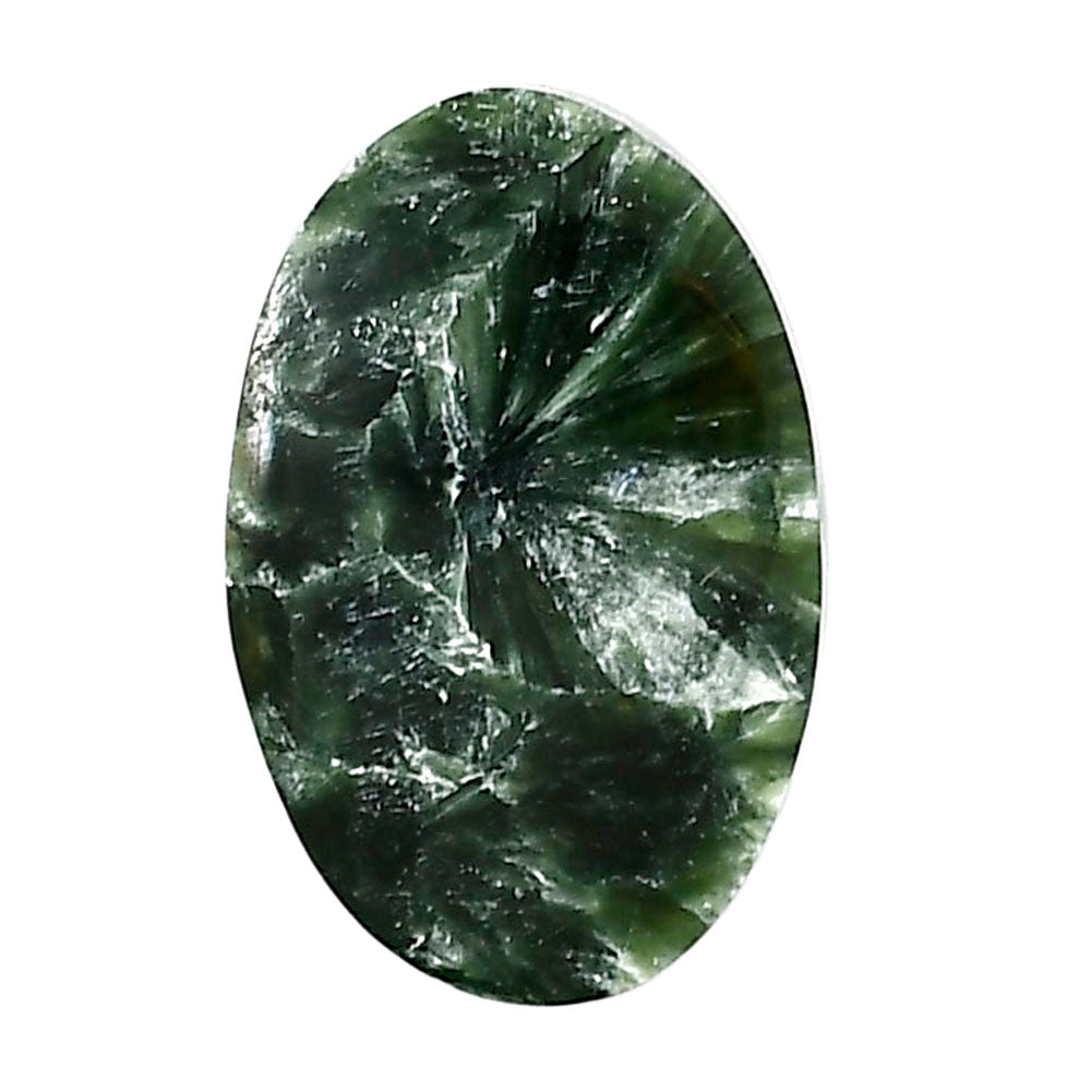 Russian Seraphinite 17.9x27.2x5.3 mm Oval Shape Polished Gemstone LS35-05178