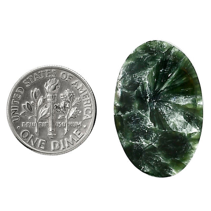 Russian Seraphinite 17.9x27.2x5.3 mm Oval Shape Polished Gemstone LS35-05178