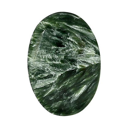 Russian Seraphinite 21.1x29.9x5.5 mm Oval Shape Polished Gemstone LS35-05180