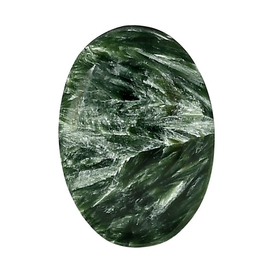 Russian Seraphinite 21.1x29.9x5.5 mm Oval Shape Polished Gemstone LS35-05180