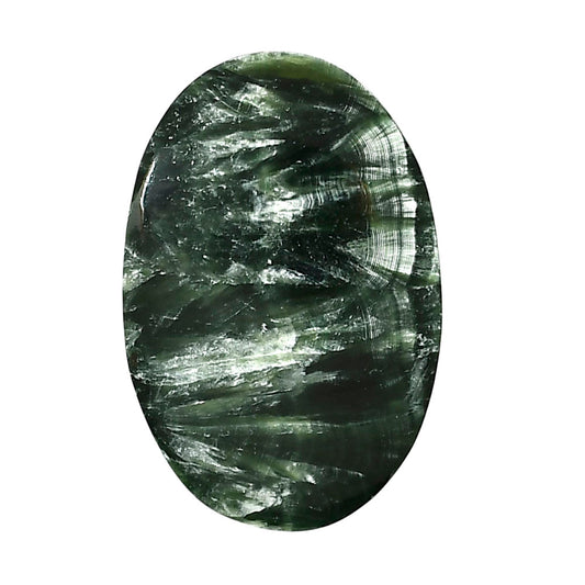 Russian Seraphinite 25x37.25x5.8 mm Oval Shape Polished Gemstone LS35-05188