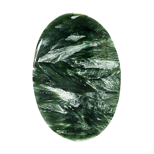 Russian Seraphinite 21.5x31.65x5 mm Oval Shape Polished Gemstone LS35-05195