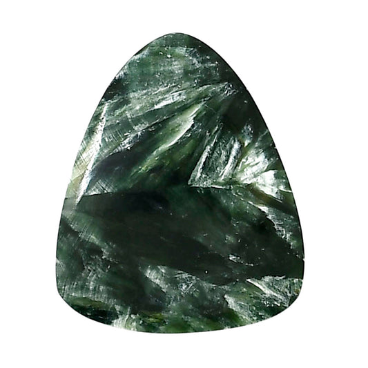 Russian Seraphinite 22.6x27.25x4 mm Fancy Shape Polished Gemstone LS35-05196