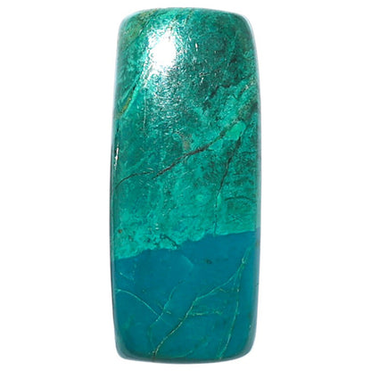 Azurite Chrysocolla 13x30.4x4.6 mm Baguette Shape Polished Gemstone LS37-08565