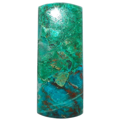 Azurite Chrysocolla 11.2x28.2x4.7 mm Baguette Shape Polished Gemstone LS37-08568