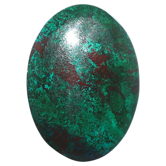 Azurite Chrysocolla 21.65x29.9x5 mm Oval Shape Polished Gemstone LS37-08570