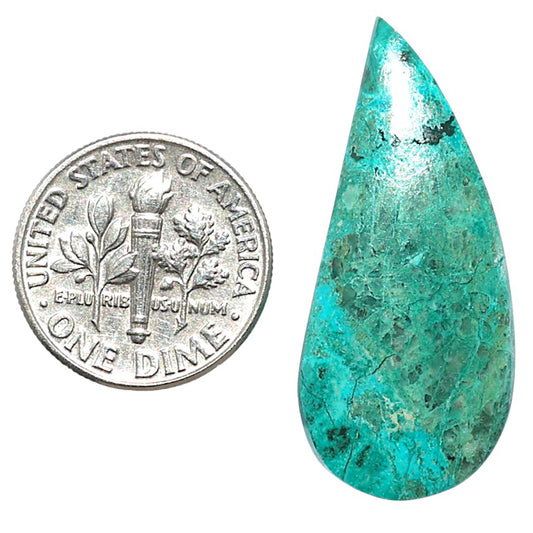 Azurite Chrysocolla 15x33.25x4.5 mm Fancy Shape Polished Gemstone LS37-08573