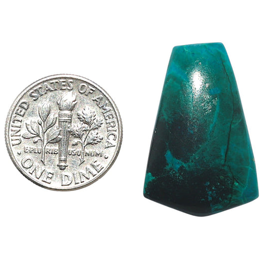 Azurite Chrysocolla 17.65x26.6x4.5 mm Fancy Shape Polished Gemstone LS37-08574