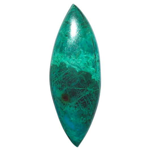 Azurite Chrysocolla 11.5x31.6x3.8 mm Marquise Shape Polished Gemstone LS37-08578