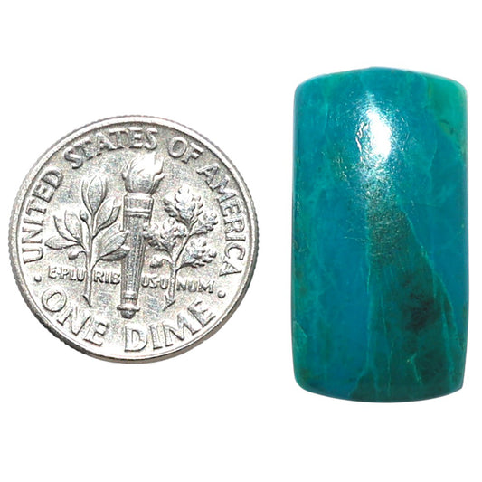 Azurite Chrysocolla 13x24.2x4.5 mm Baguette Shape Polished Gemstone LS37-08580