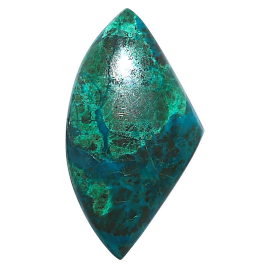 Azurite Chrysocolla 15x27.35x4 mm Fancy Shape Polished Gemstone LS37-08584