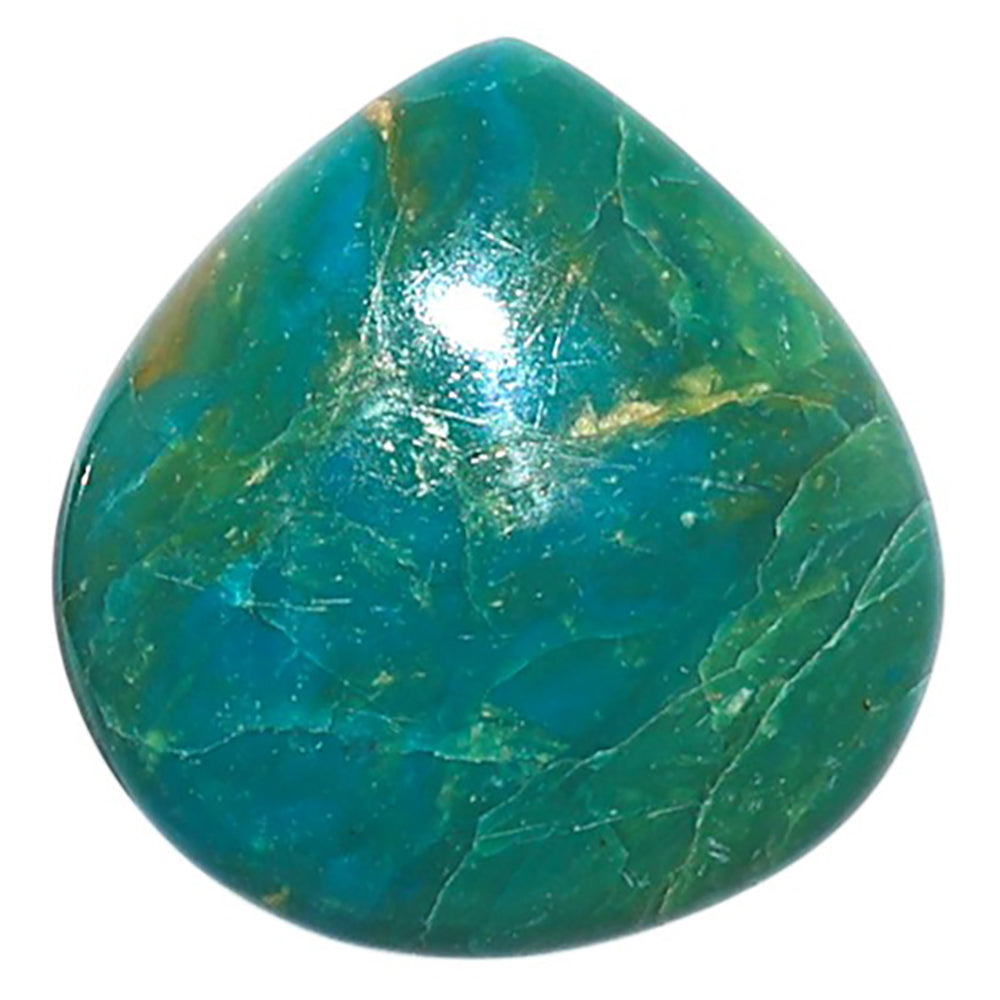 Azurite Chrysocolla 20.7x21.5x5.8 mm Heart Shape Polished Gemstone LS37-08585