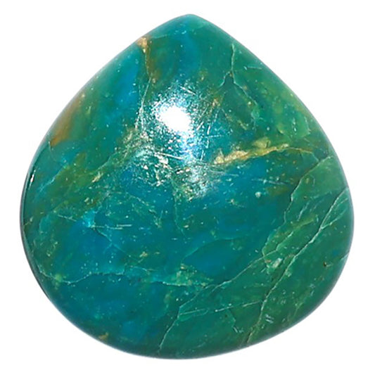 Azurite Chrysocolla 20.7x21.5x5.8 mm Heart Shape Polished Gemstone LS37-08585