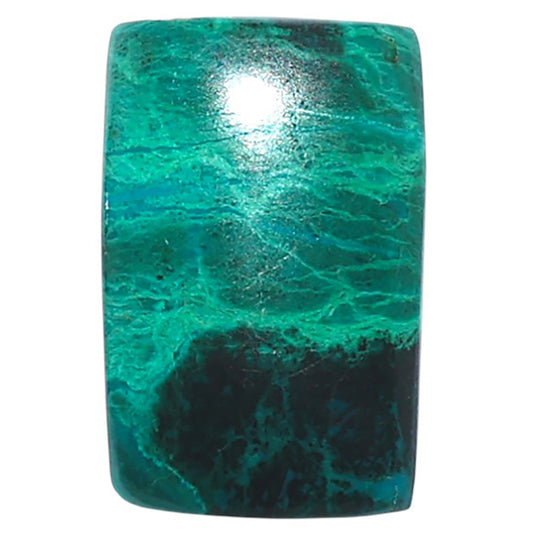 Azurite Chrysocolla 13x19.7x4 mm Baguette Shape Polished Gemstone LS37-08589
