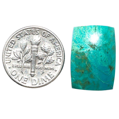 Azurite Chrysocolla 13x18.9x4.6 mm Baguette Shape Polished Gemstone LS37-08590
