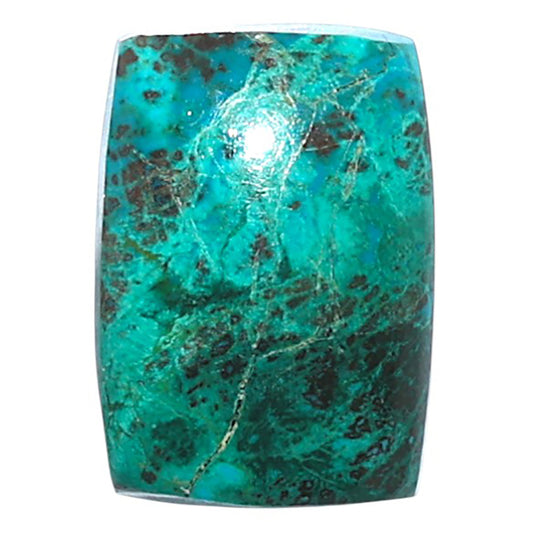 Azurite Chrysocolla 12.8x18.1x5 mm Baguette Shape Polished Gemstone LS37-08591