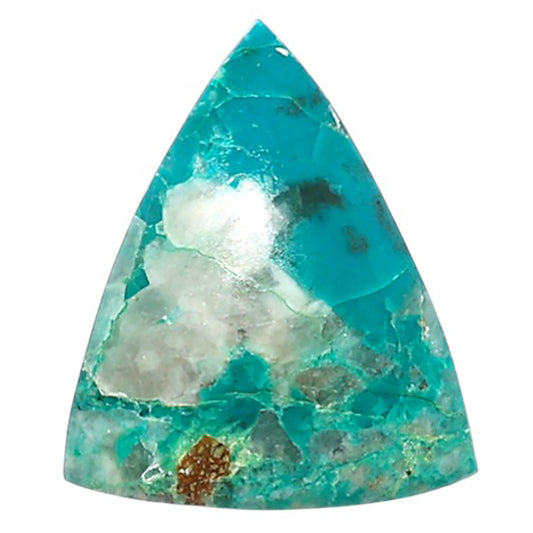 Azurite Chrysocolla 16x18.85x5 mm Fancy Shape Polished Gemstone LS37-08592