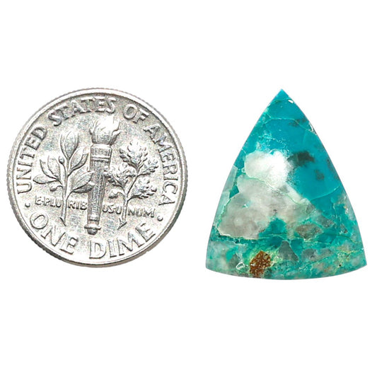 Azurite Chrysocolla 16x18.85x5 mm Fancy Shape Polished Gemstone LS37-08592