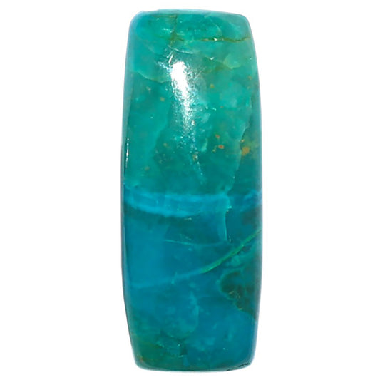 Azurite Chrysocolla 10.5x26.6x5.6 mm Baguette Shape Polished Gemstone LS37-08596