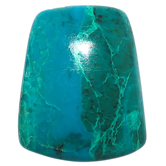 Azurite Chrysocolla 17.7x21.6x5 mm Fancy Shape Polished Gemstone LS37-08599